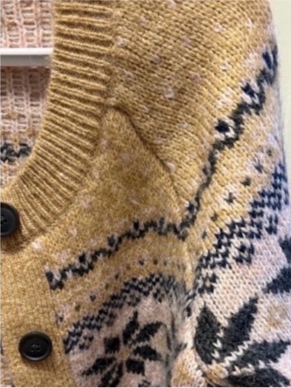 Old Navy Holiday Fair Isle Cardigan Sweater - Picture 7 of 8